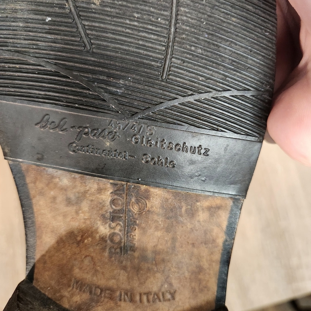 Bostonian Dark Brown Leather Slip-On Loafers - Picture 2 of 3